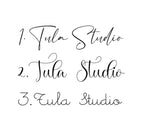 opciones letras tula studio