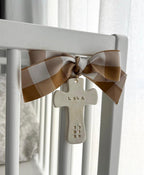 cruz personalizada vichy beige