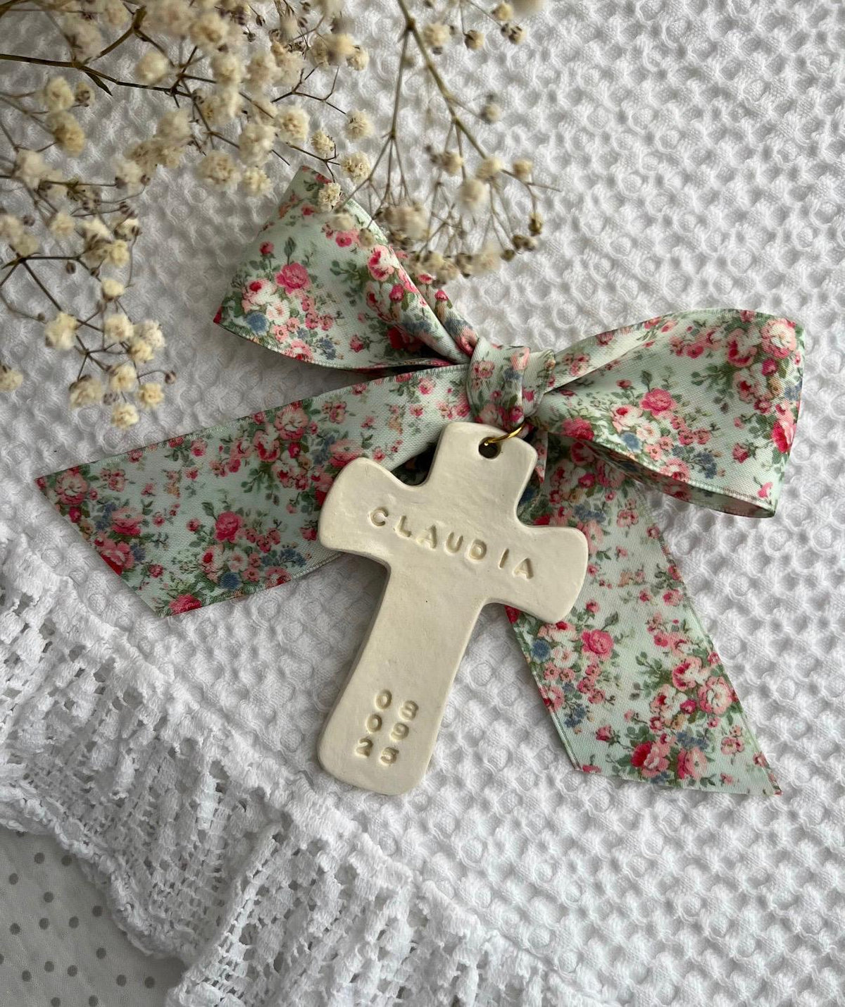 flores cruz personalizada