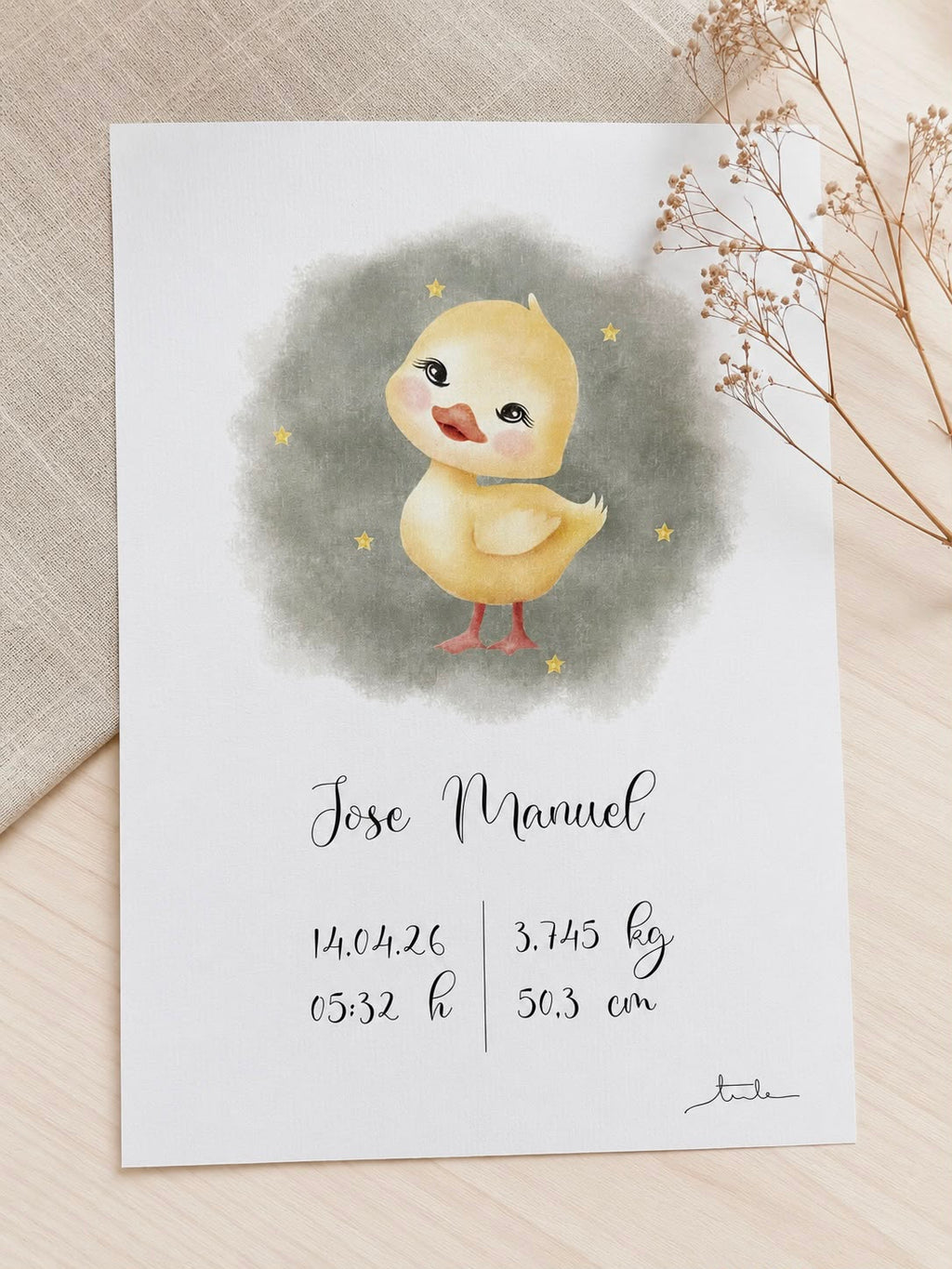 natalicio para regalar personalizable