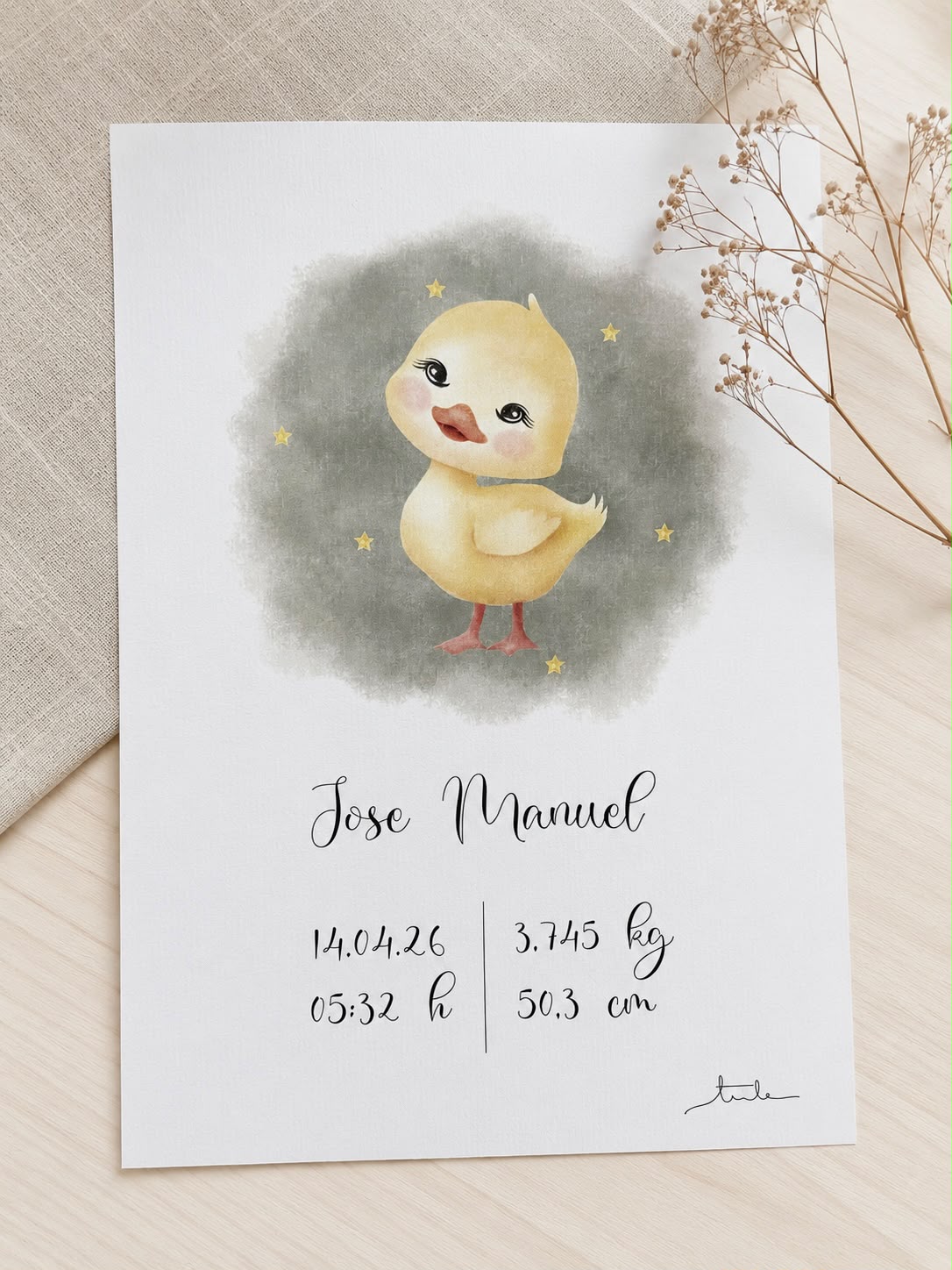 natalicio para regalar personalizable