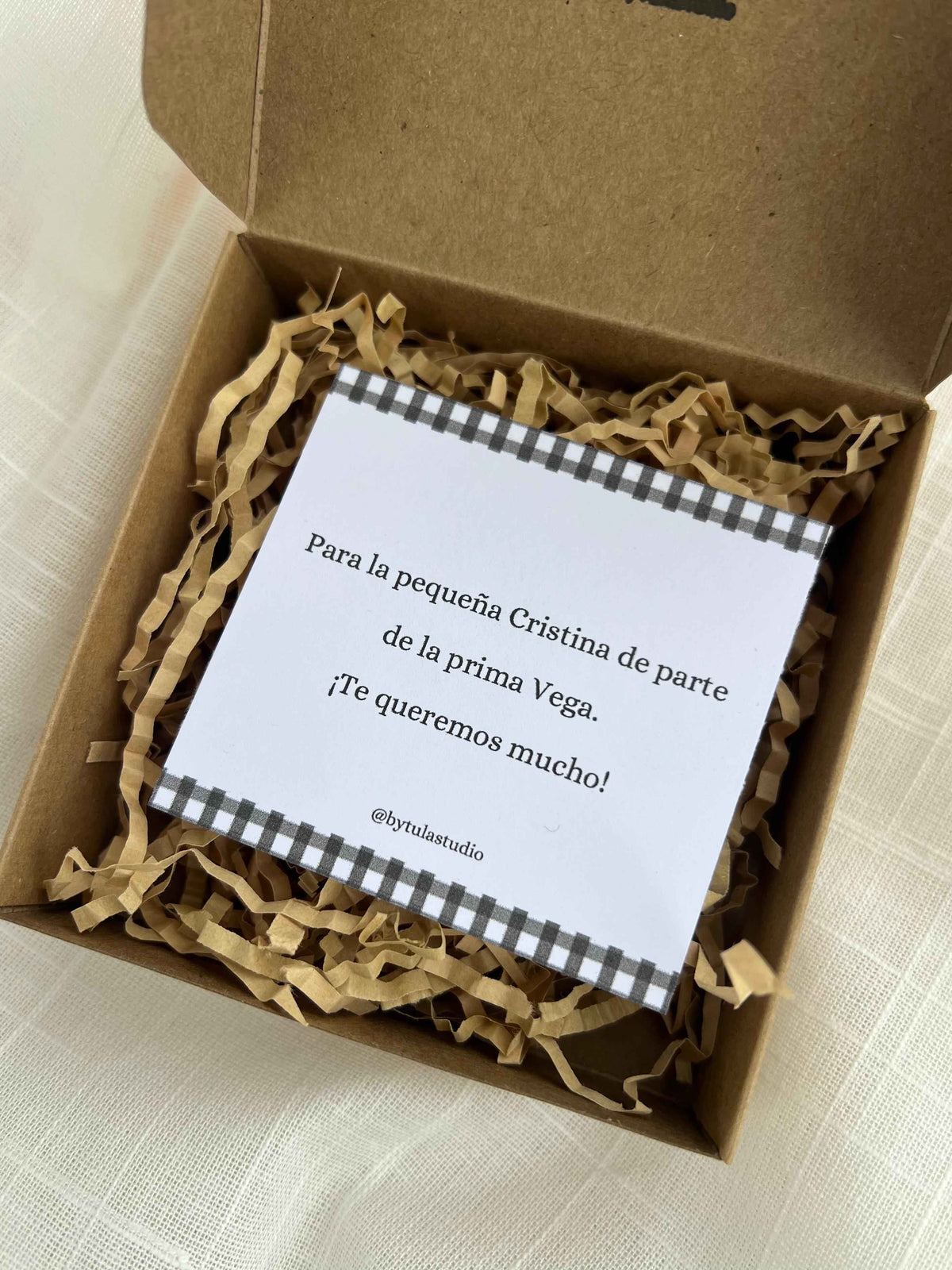 tarjeta regalo personalizada