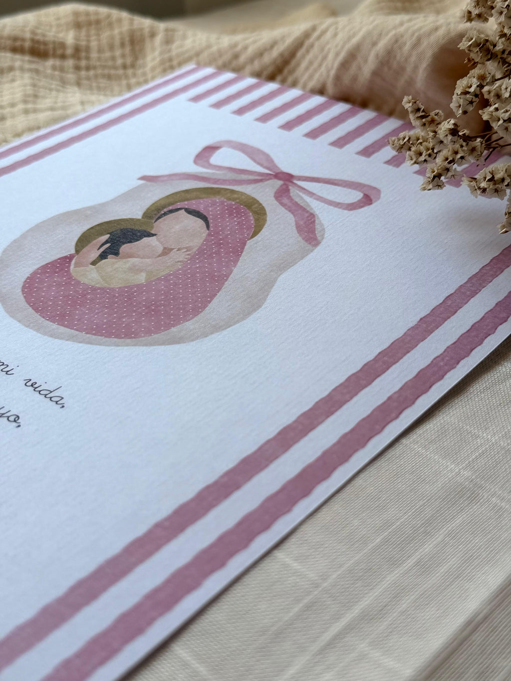 virgen niña para decorar