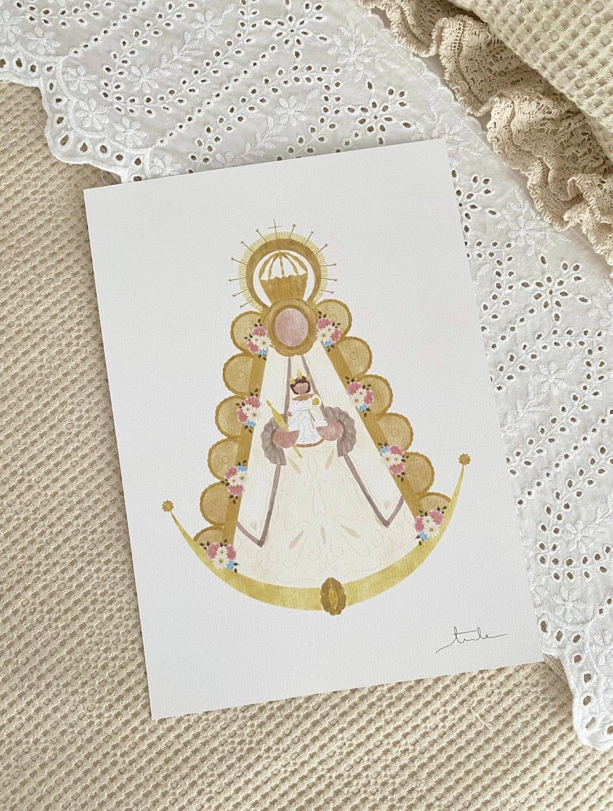 virgen del rocio para decorar